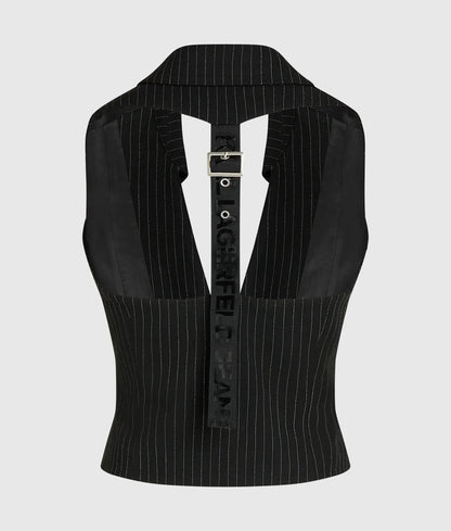 Pinstripe waistcoat