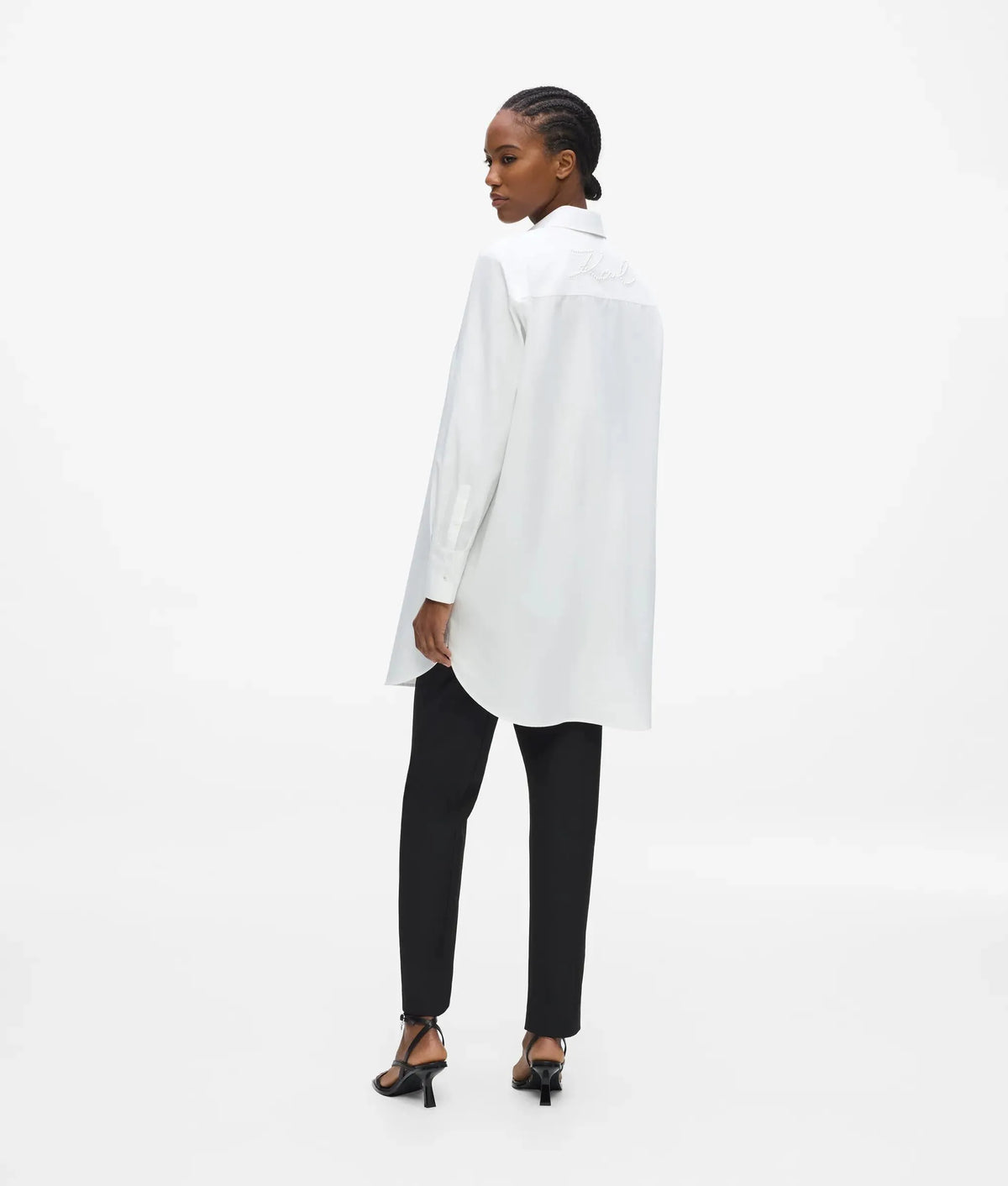 Signature poplin tunic shirt