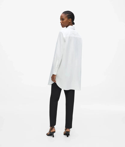 Signature poplin tunic shirt