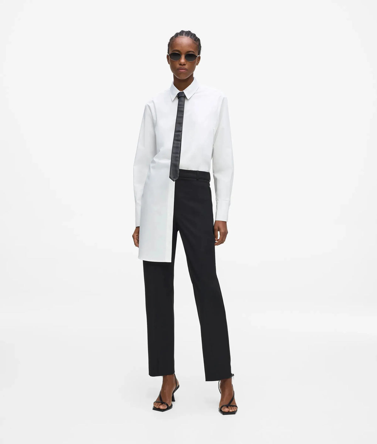 Signature poplin tunic shirt