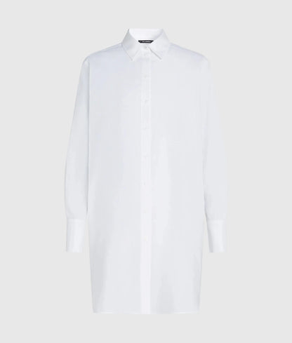 Signature poplin tunic shirt