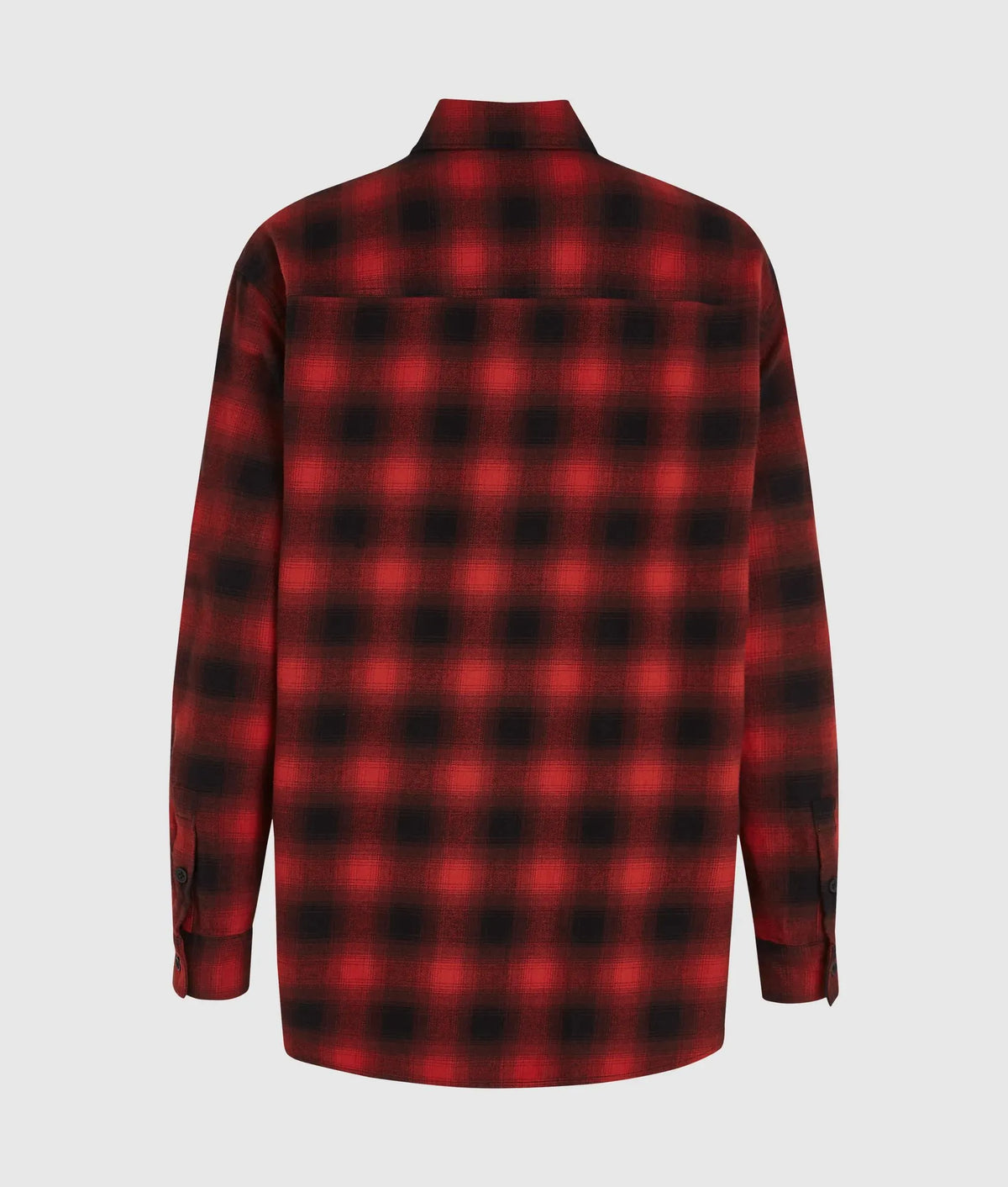 Plaid relaxed overshirt