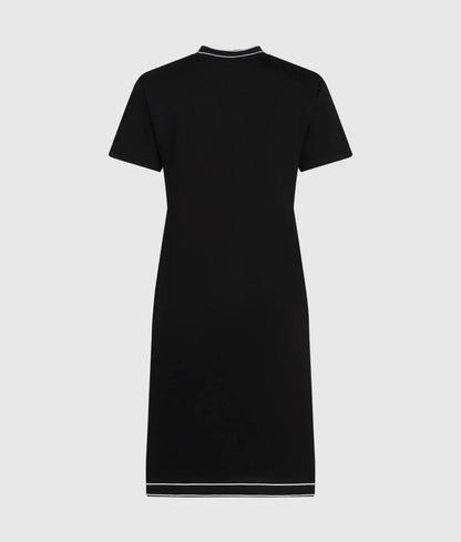Piped T-shirt dress
