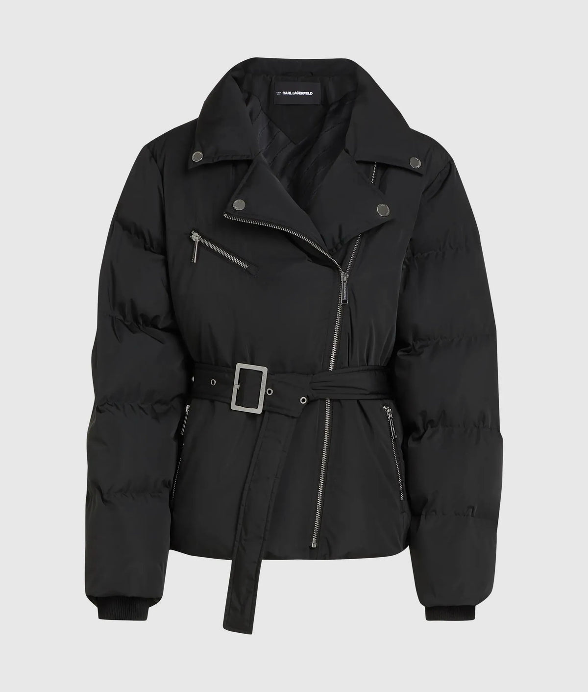 Biker puffer jacket