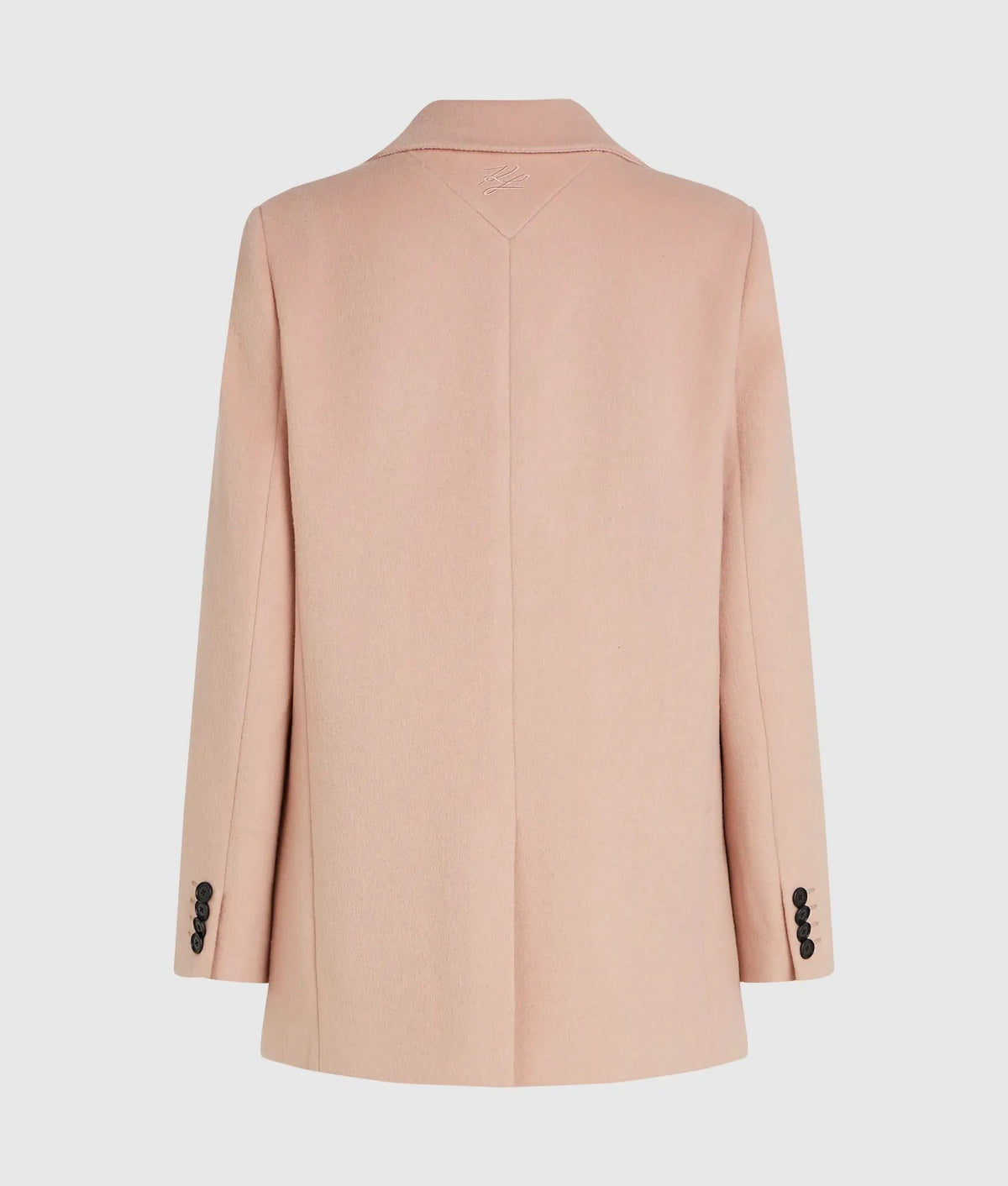 Short wool-blend coat