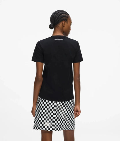 Illustrated portrait T-shirt