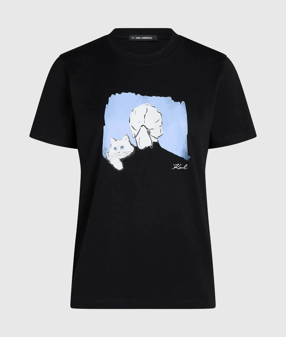 Illustrated portrait T-shirt