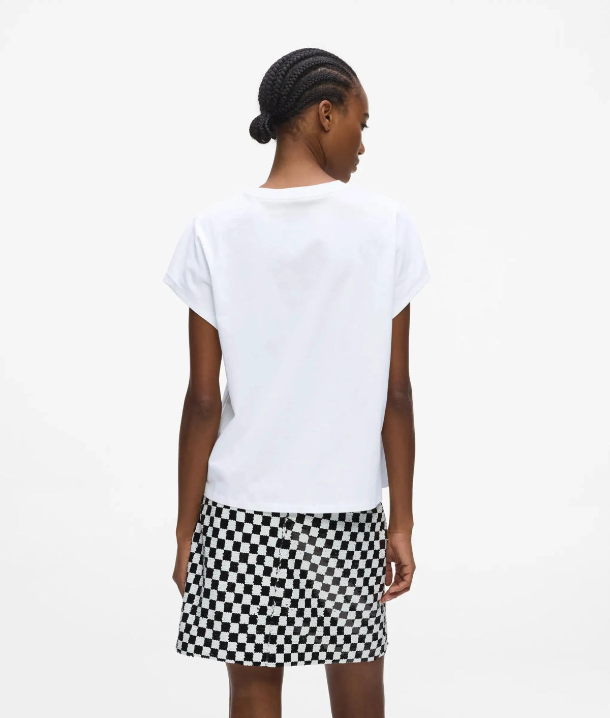 Autograph cap-sleeve T-shirt