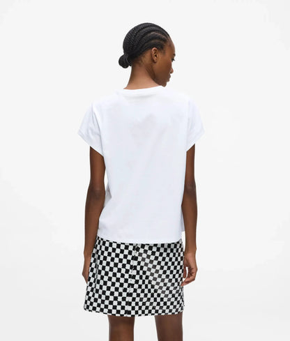 Autograph cap-sleeve T-shirt