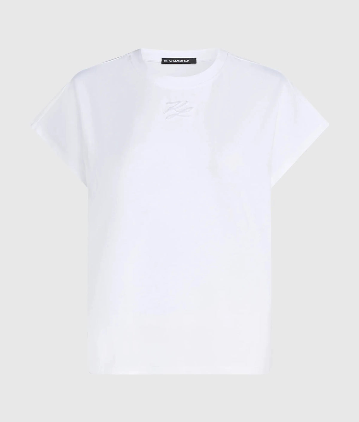 Autograph cap-sleeve T-shirt