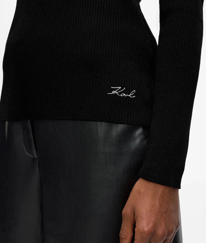 Contrast collar knit polo shirt