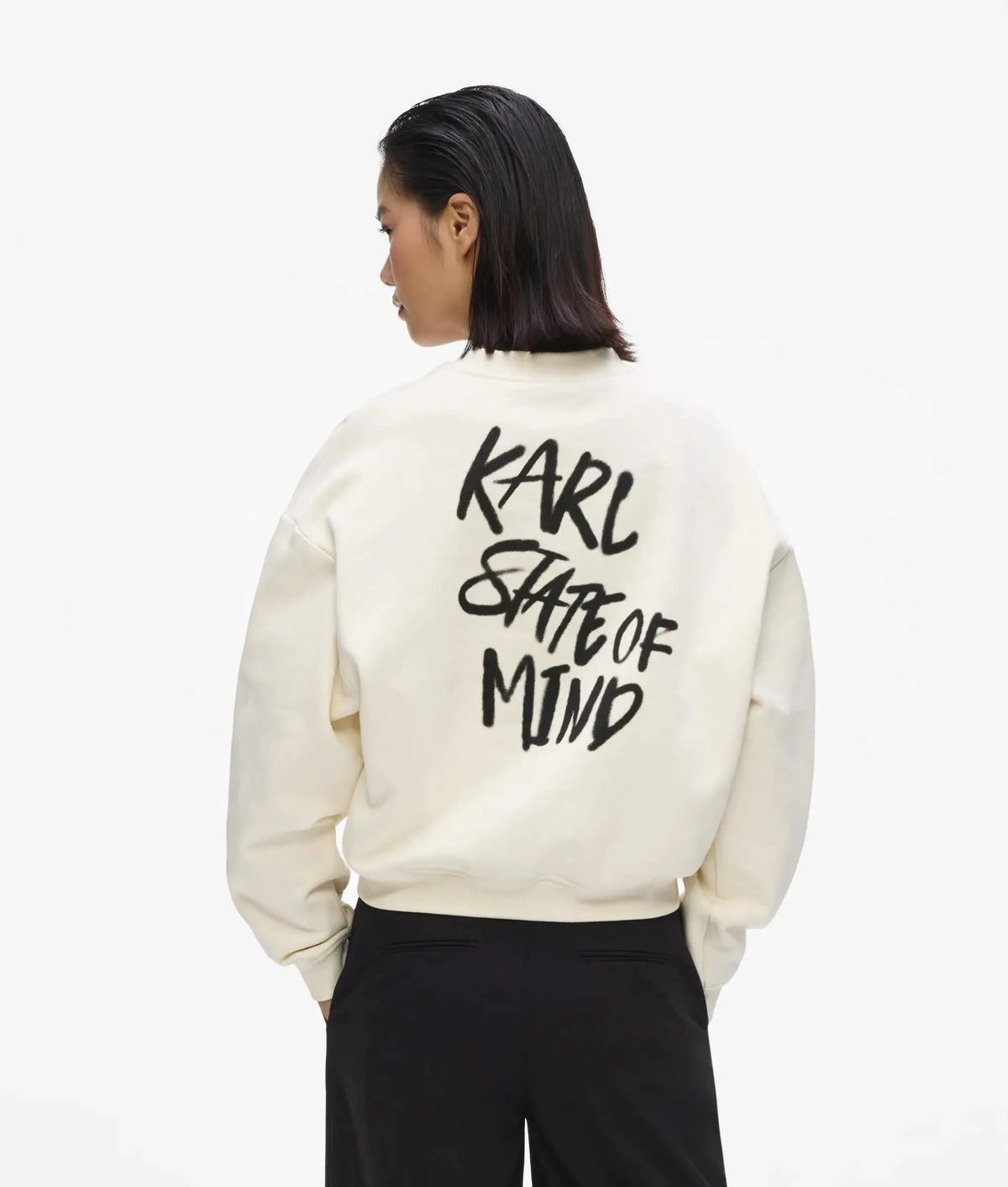 Boxy Karl quote sweatshirt
