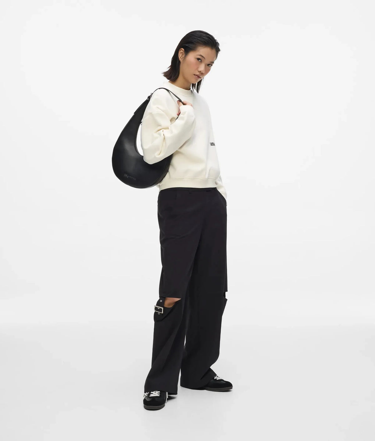 Boxy Karl quote sweatshirt
