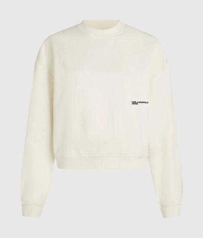 Boxy Karl quote sweatshirt