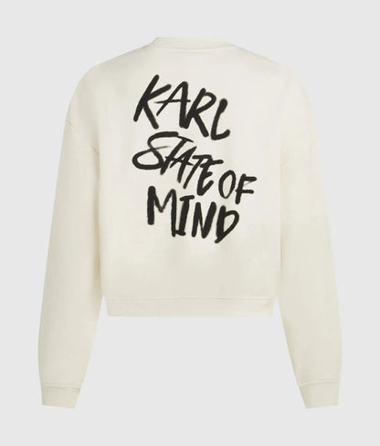 Boxy Karl quote sweatshirt