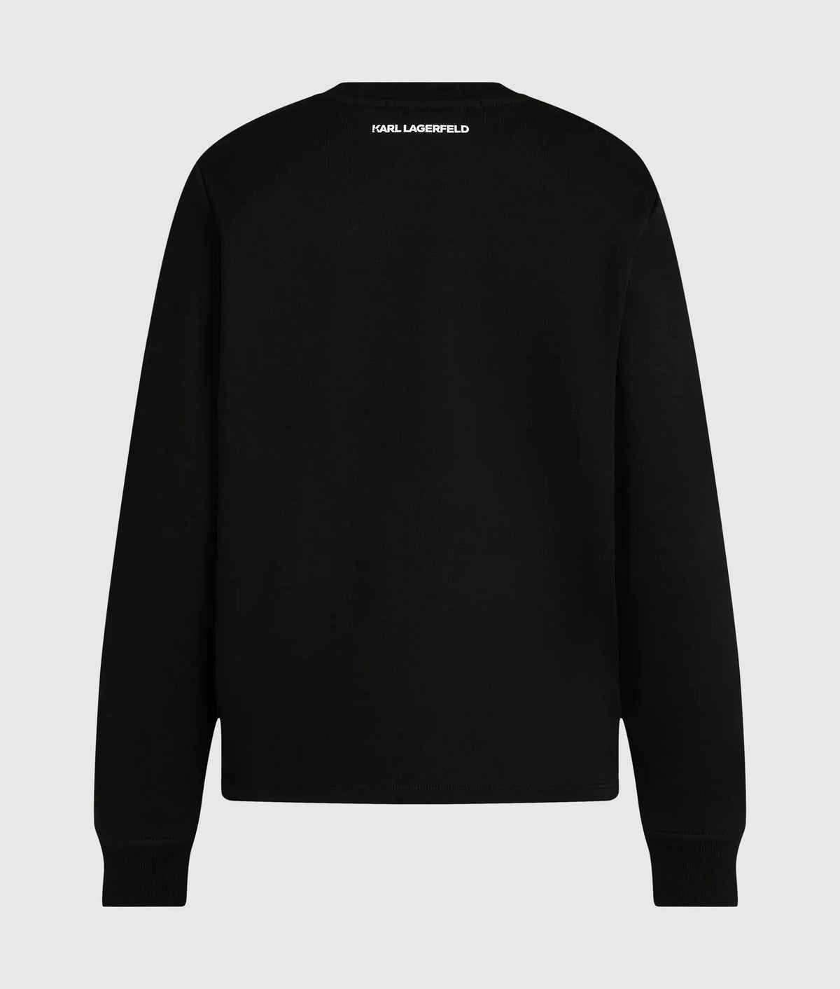 Signature faux-pearl hem sweatshirt