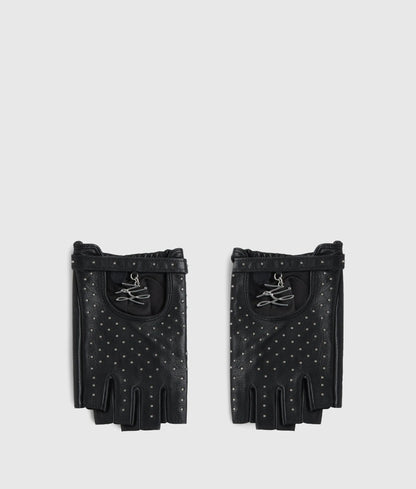 K/Autograph studded fingerless gloves
