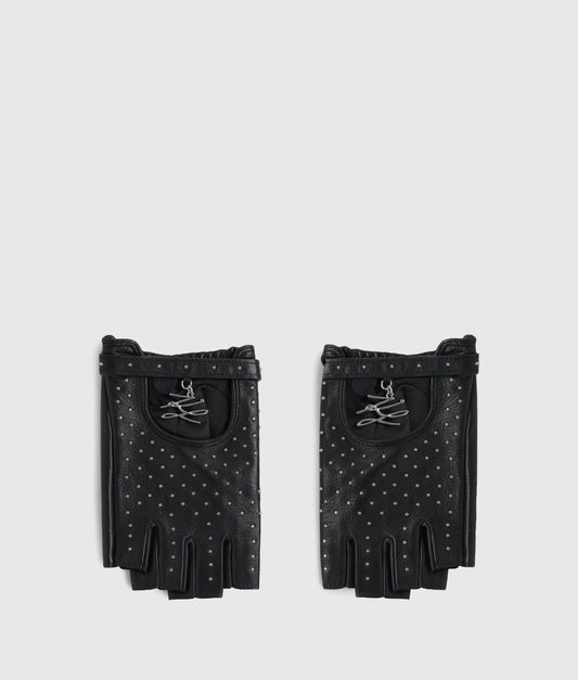 K/Autograph studded fingerless gloves