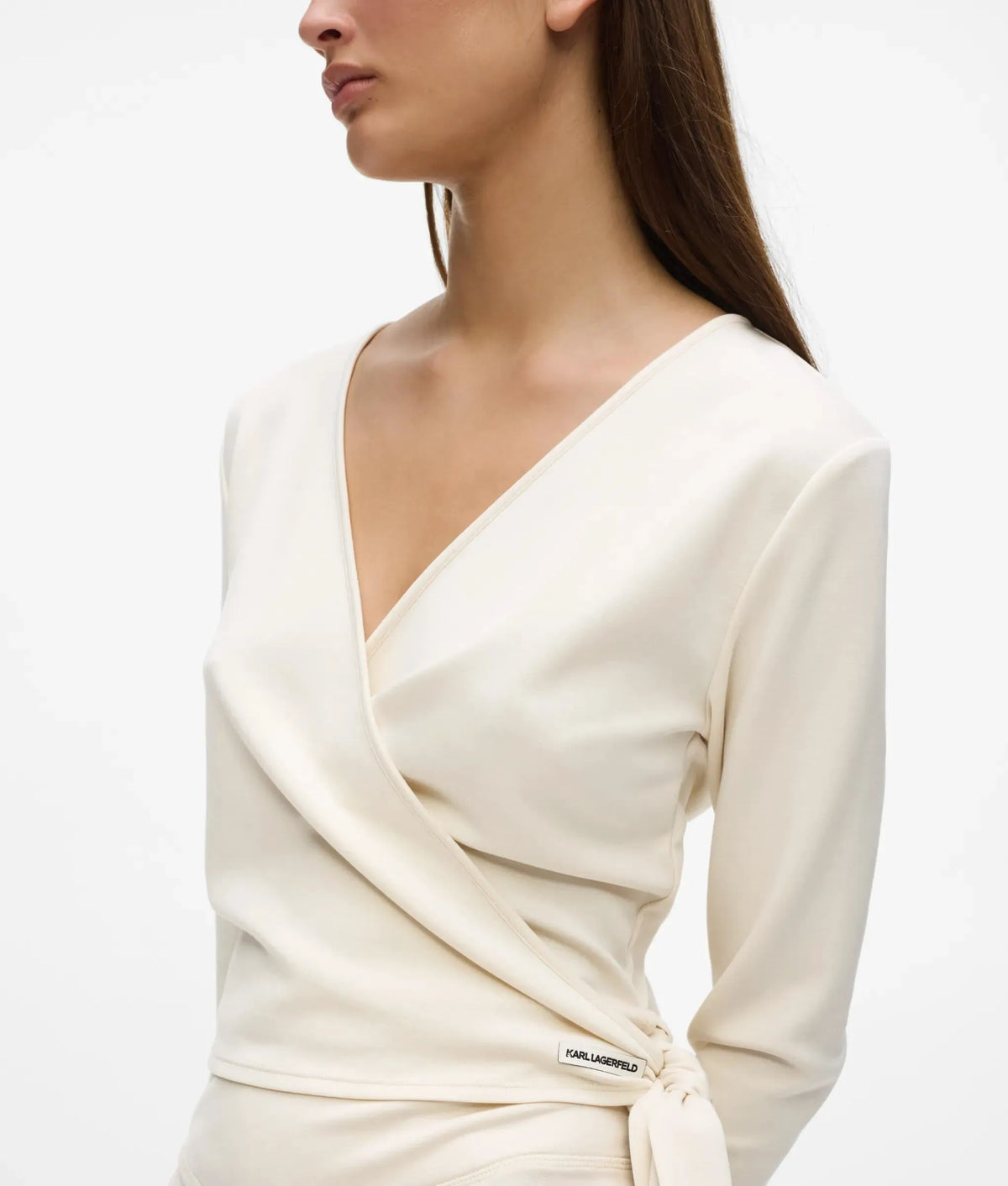 Loungewear wrap top