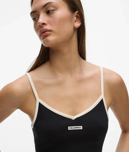 Monochrome loungewear tank top