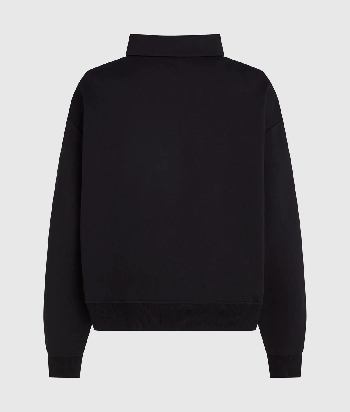 Logo athleisure half-zip sweatshirt