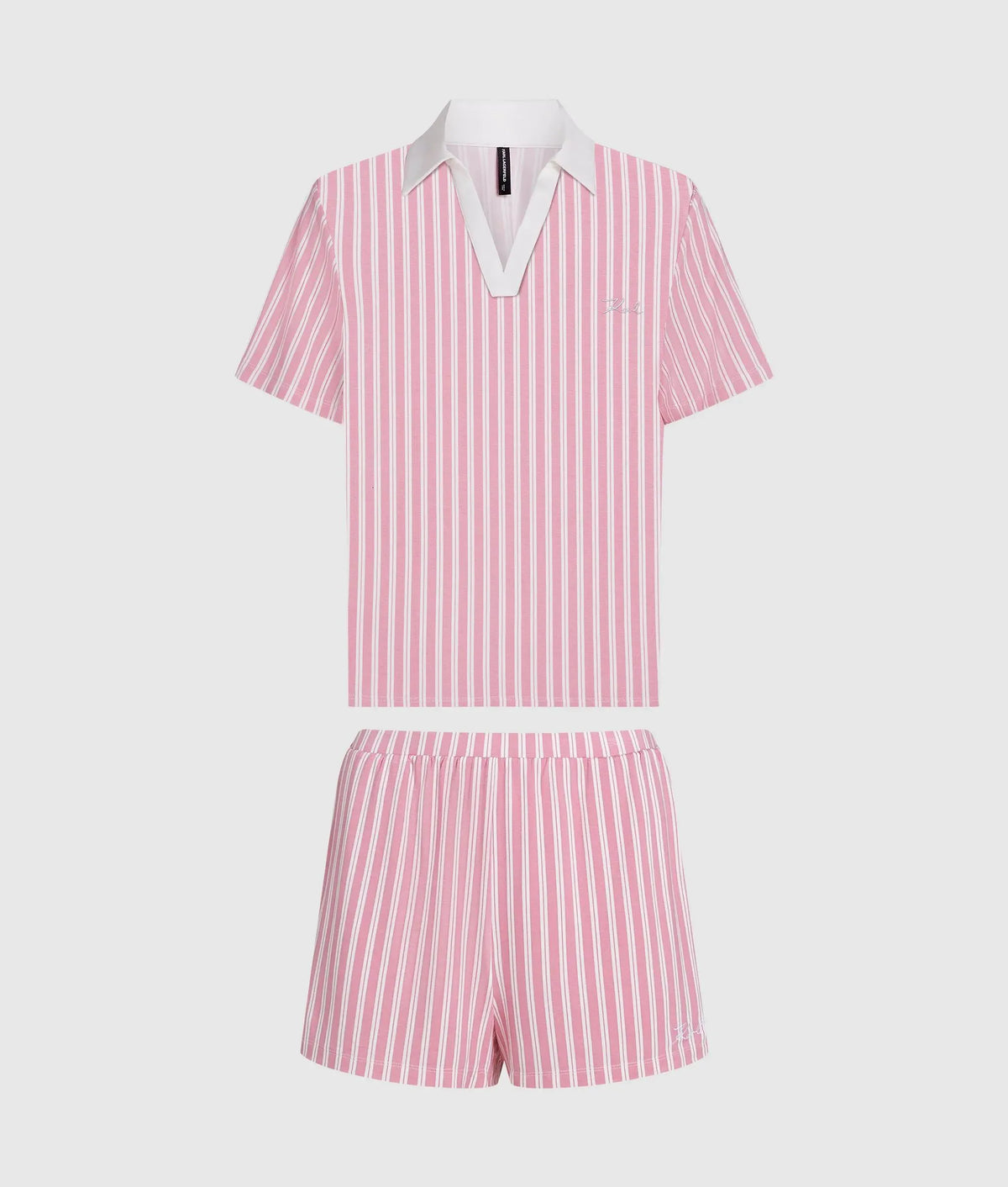 Signature stripe pajama set