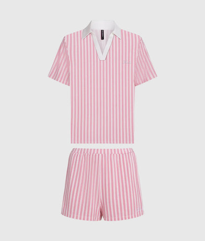 Signature stripe pajama set