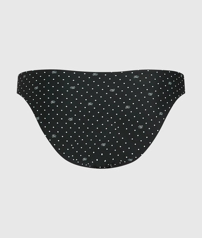 Polka dot cheeky bikini bottom