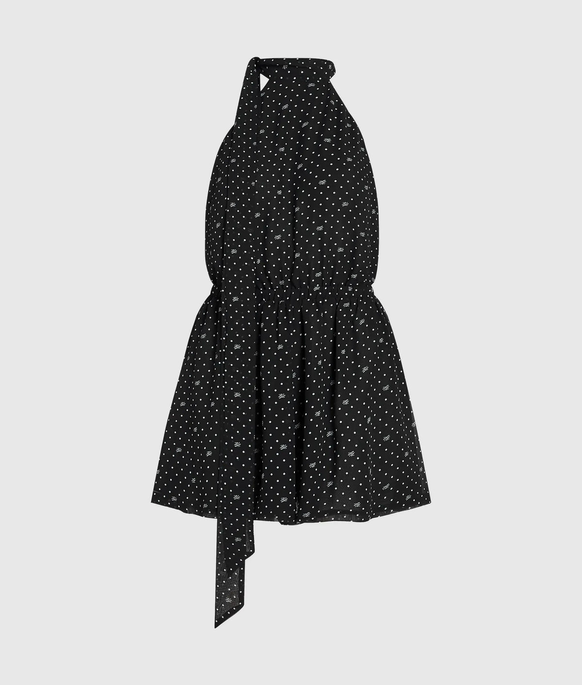 Polka dot beach playsuit