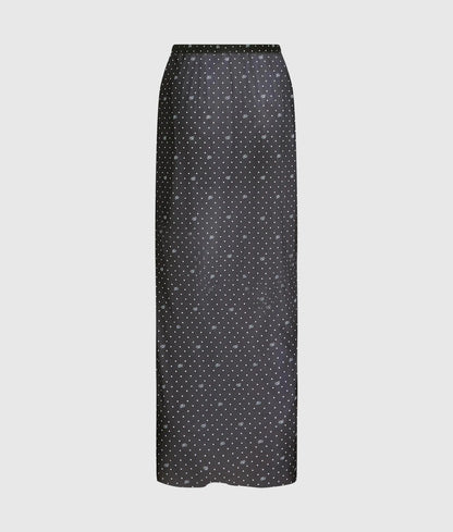 Polka dot mesh pareo