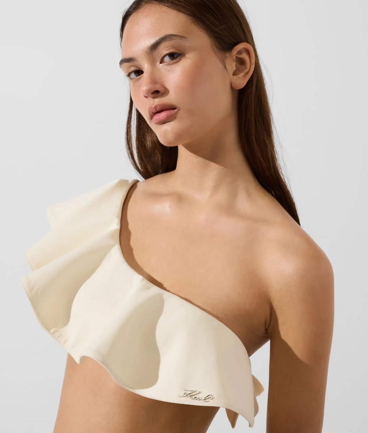 Signature ruffle bikini top