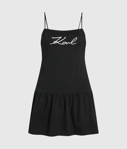 Signature jersey mini beach dress