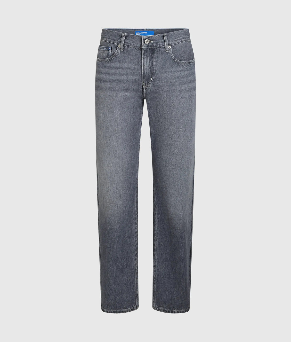 Light gray straight jeans