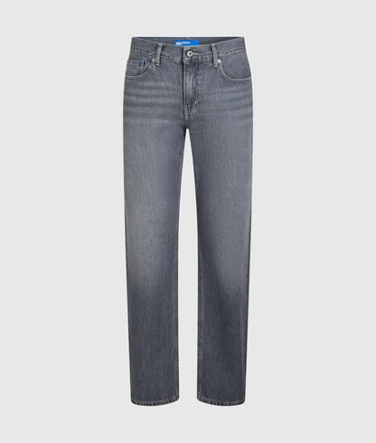 Light gray straight jeans