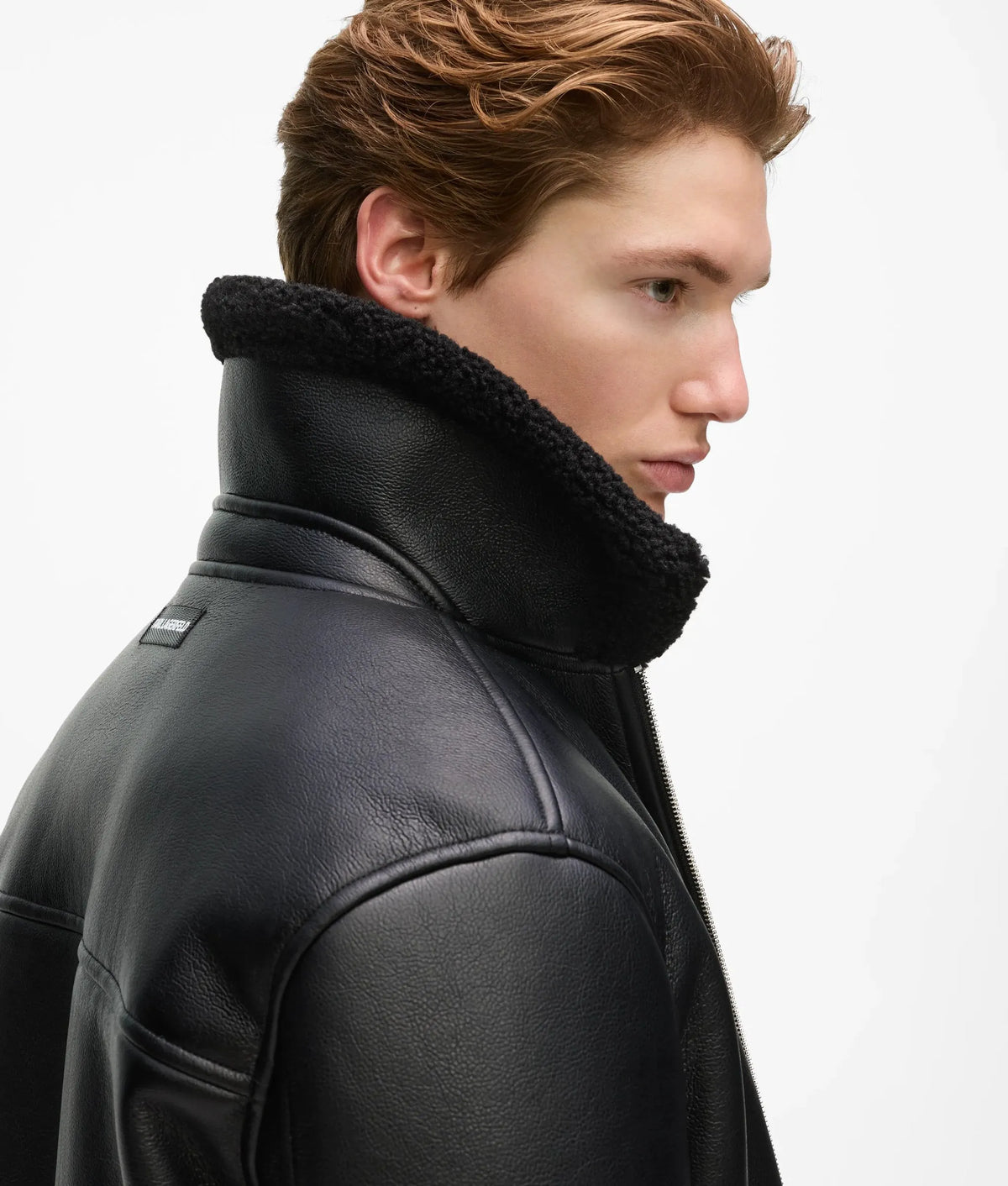 Faux-shearling reversible jacket