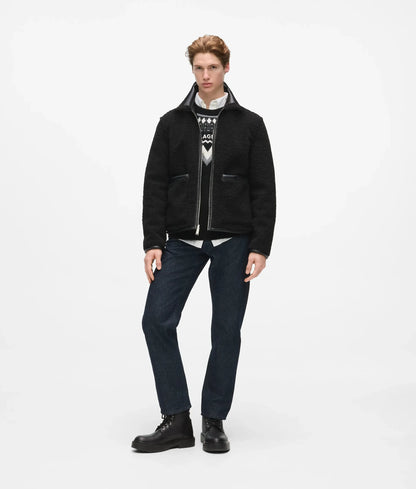 Faux-shearling reversible jacket