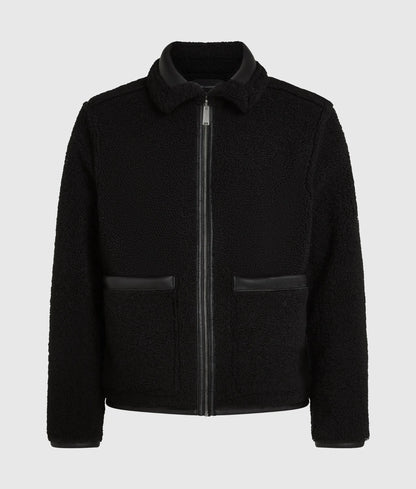 Faux-shearling reversible jacket