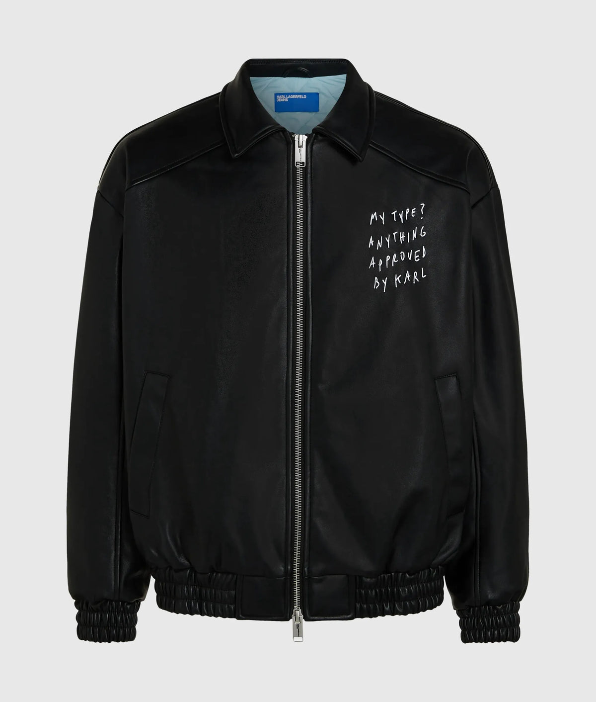 KLJ X Pietro Terzini faux leather jacket