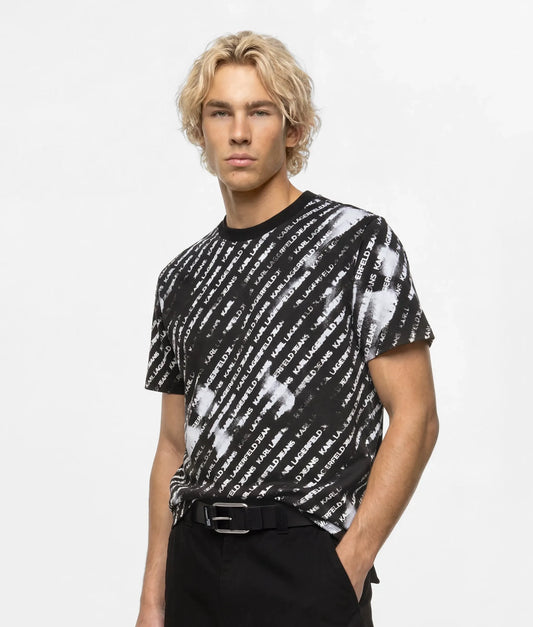 All-over ombré logo T-shirt