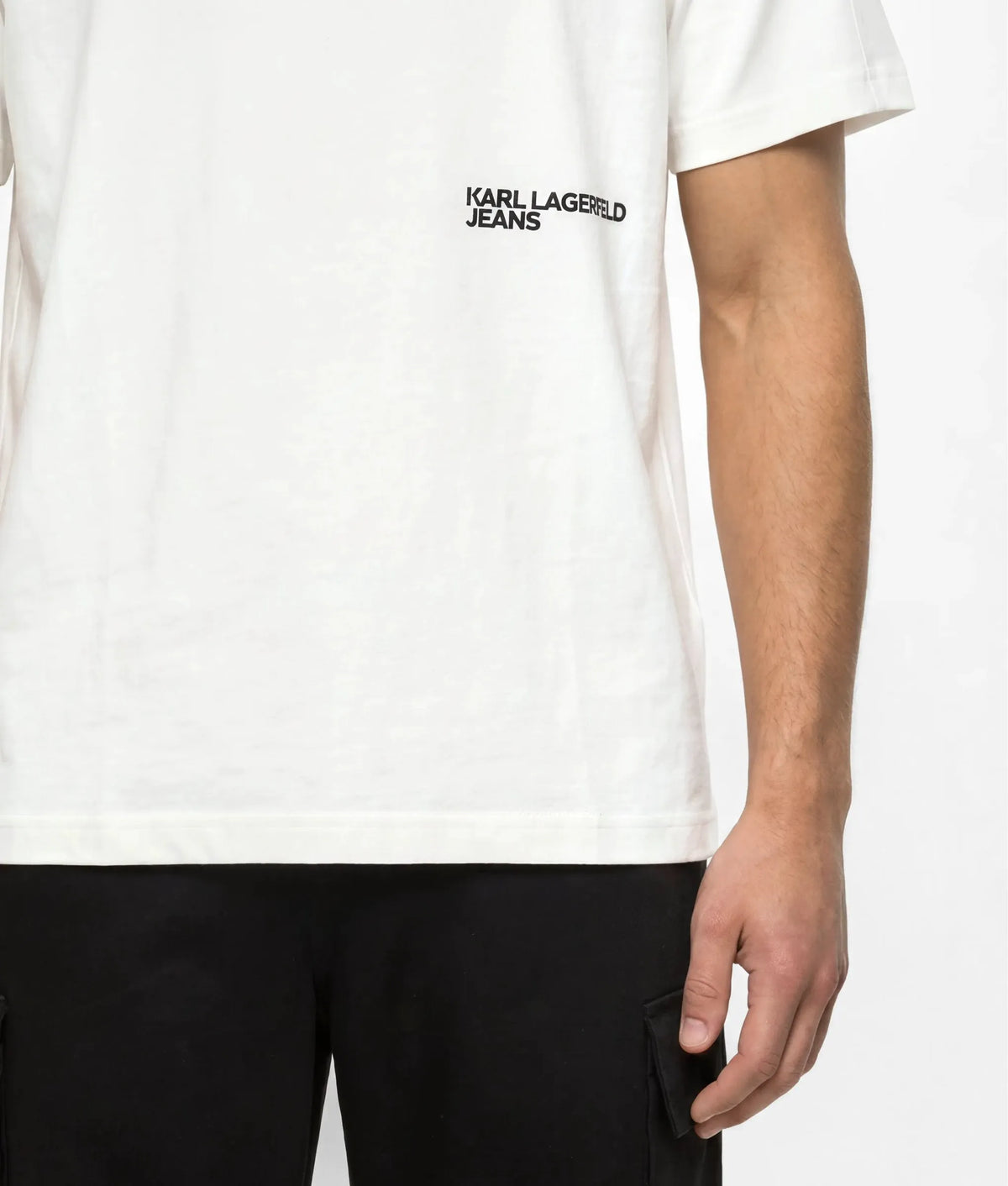 Relaxed seam-detail T-shirt