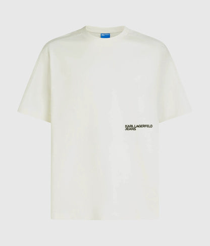 Relaxed seam-detail T-shirt