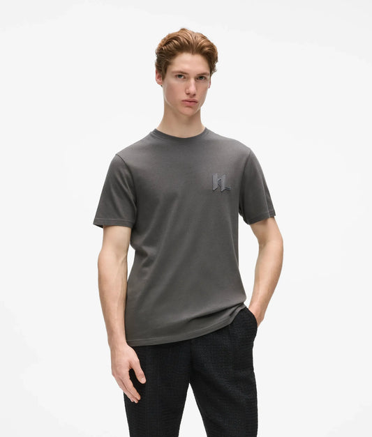Monogram wool-blend T-shirt