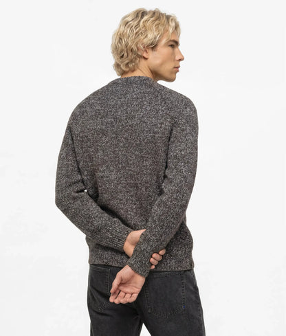 Wool-blend mélange sweater