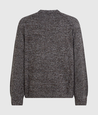 Wool-blend mélange sweater
