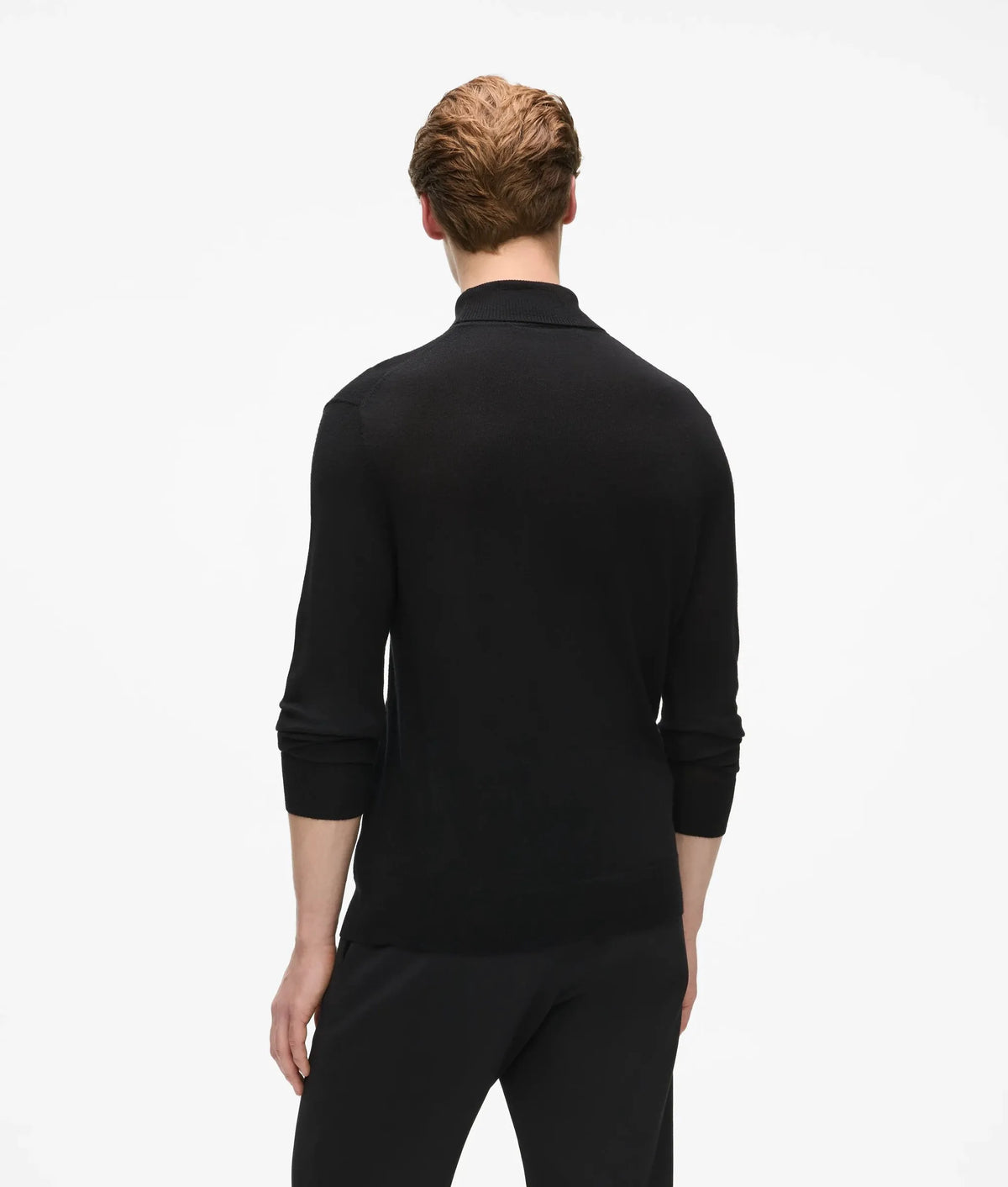 Monogram wool turtleneck sweater