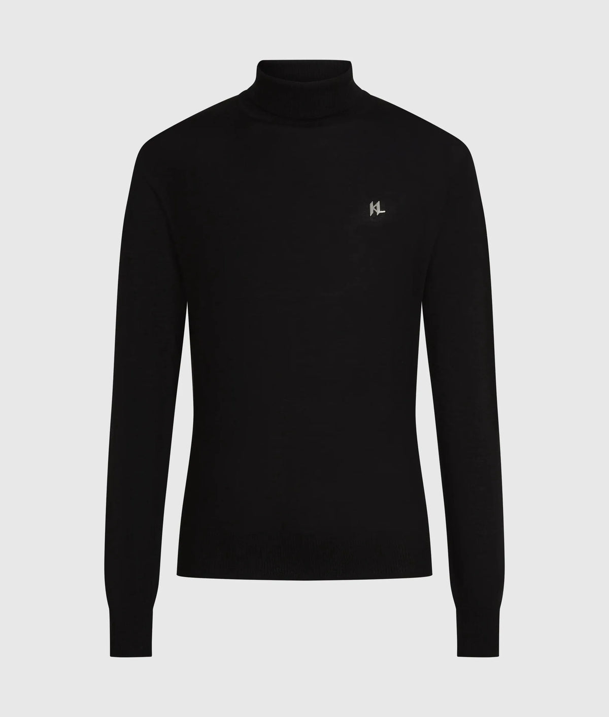 Monogram wool turtleneck sweater