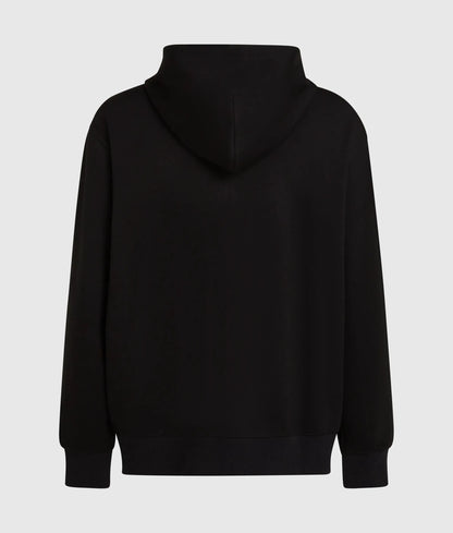 Logo loungewear zip-up hoodie