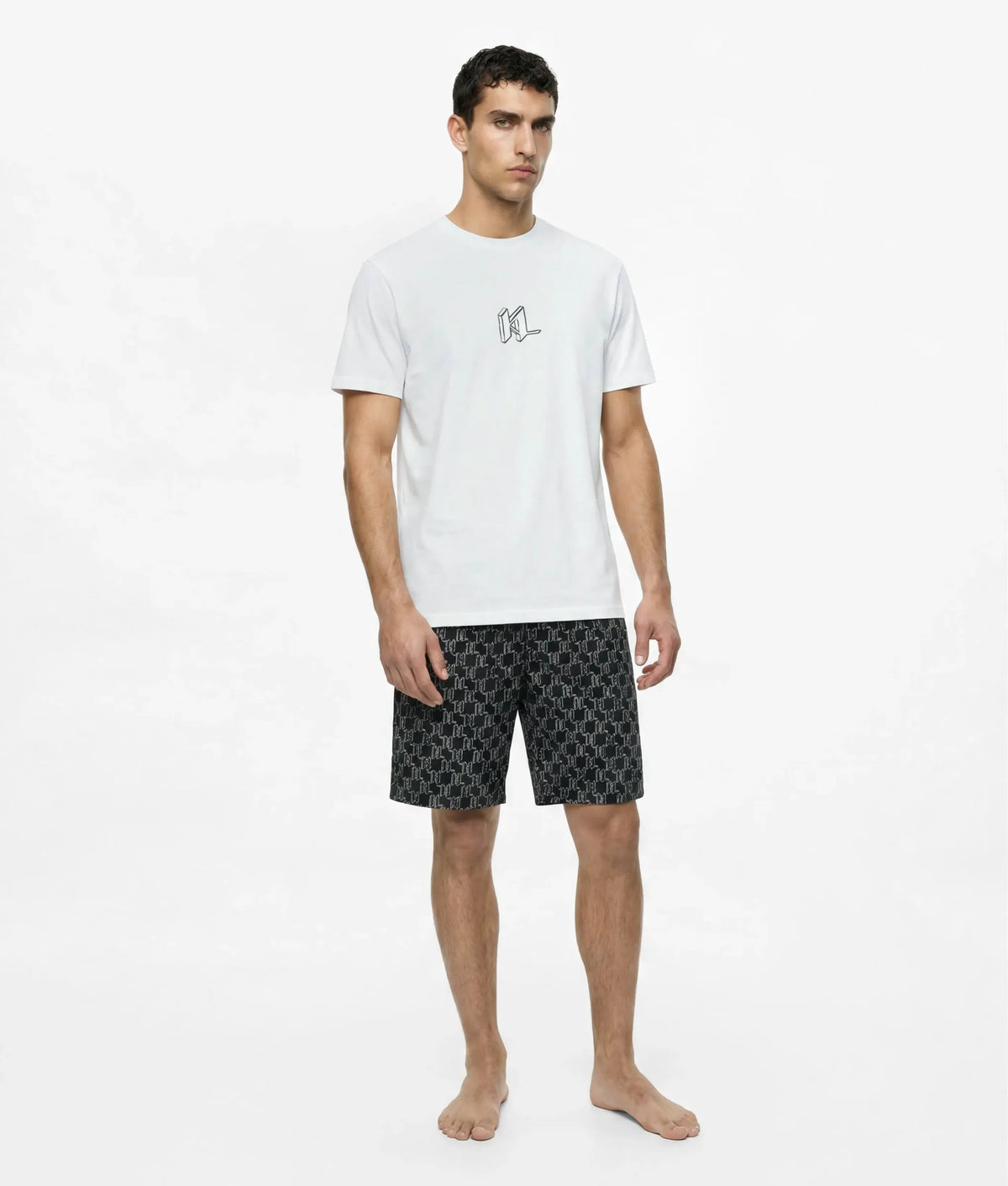 Monogram pajama T-shirt