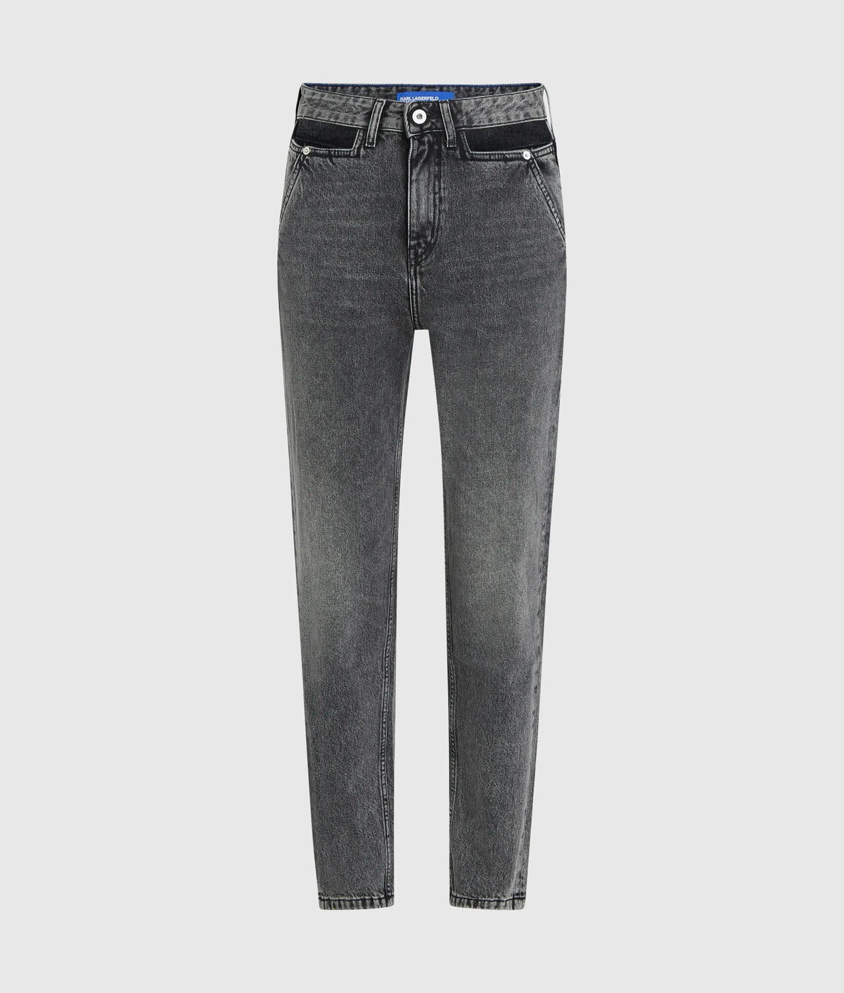 Cut-out mom jeans