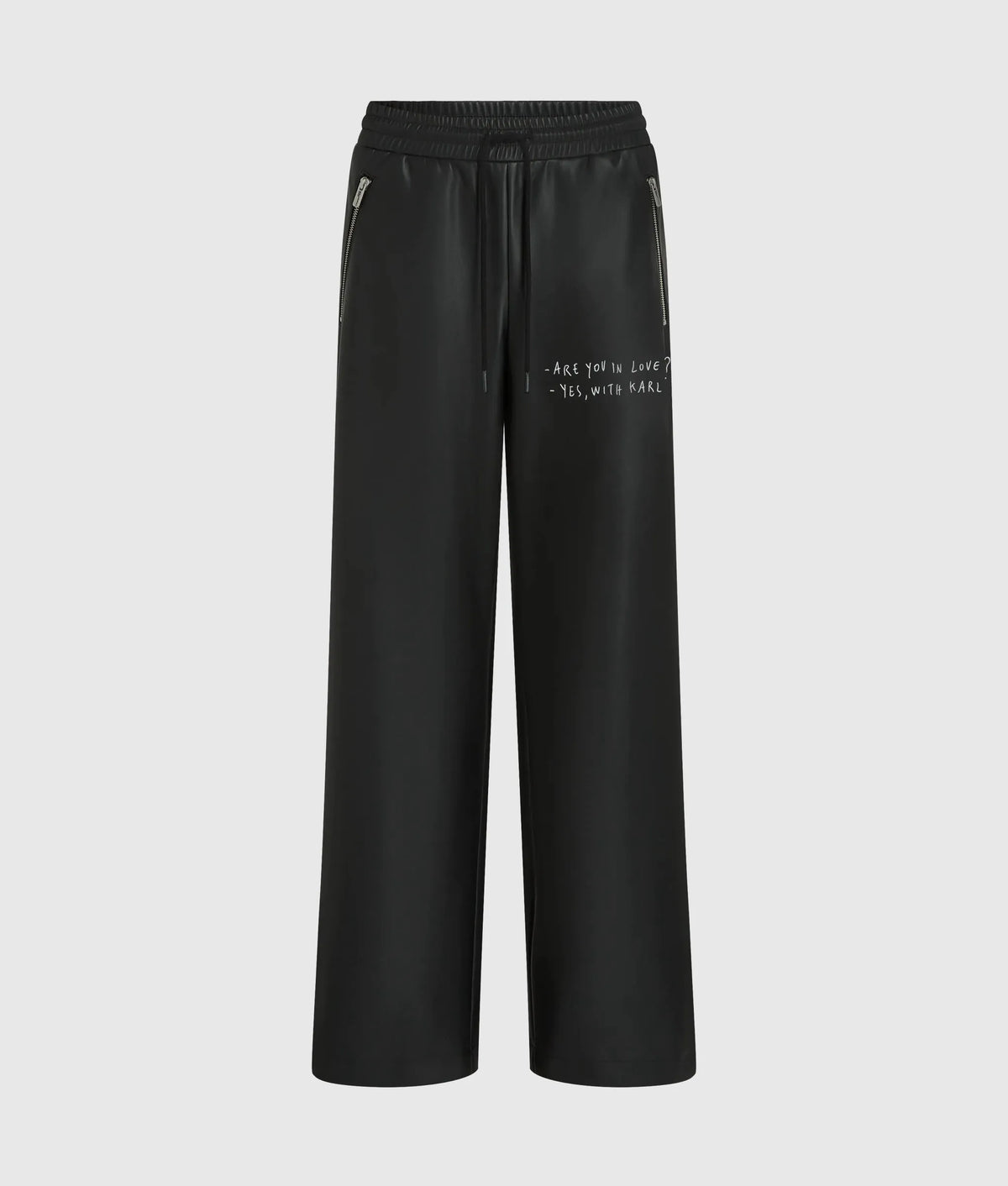 KLJ X Pietro Terzini faux-leather pants